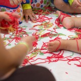 First year classroom – colored dough