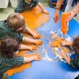 2- year´olds´ classroom – fingerpainting